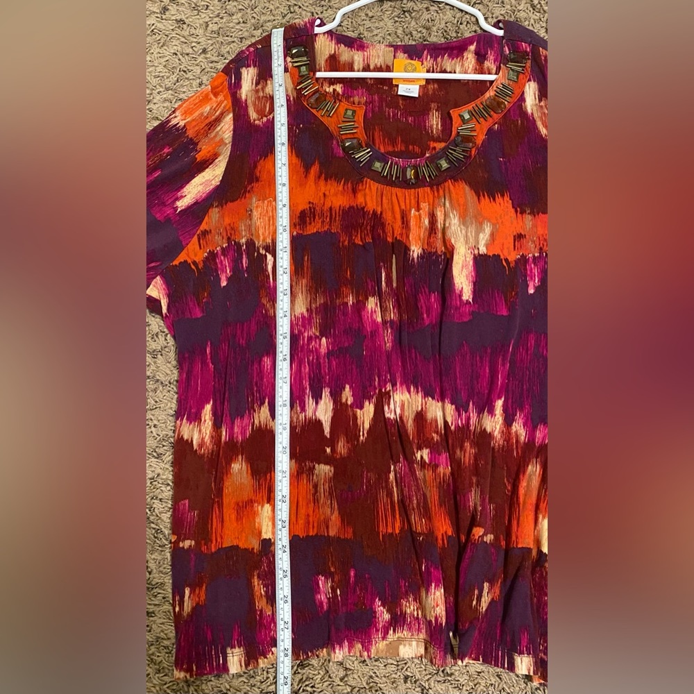 Gorgeous Ruby Rd Women’s Blouse 2x - Picture 7 of 11